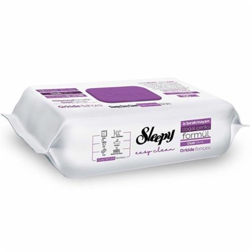 Серветки для побутового прибирання Sleepy Easy Clean Orchid (100 шт в упаковці), фото 1