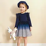Дитяча сукня для дівчинки розмір 110 синя, фото 2