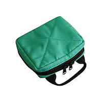 Миниатюрная мятная ампульница на 18 ячеек, военная медицинская тактическая на 18 ампул Стоход на липучке для боевых медиков ЗСУ