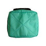 Мініатюрна м'ятна ампульниця на 18 комірок, військова медична тактична на 18 ампул Стохід на липучці для бойових медиків ЗСУ, фото 2