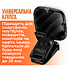 Портативна лампа прищіпка на телефон LED з акумулятором бездротова відеосвітло постійне Hoco, фото 5