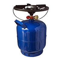 Газовий балон 8 л з пальником, туристичний