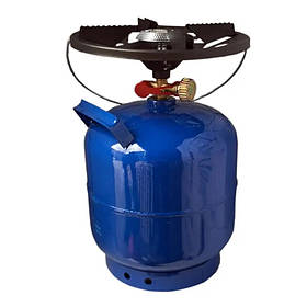 Газовий балон 8 л з пальником, туристичний