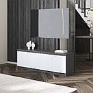 Тумба під телевізор 160 см завширшки з 4 закритими полицями для зберігання речей Меблі під телевізор у вітальню з ЛДСП, фото 7