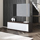 Тумба під телевізор 160 см завширшки з 4 закритими полицями для зберігання речей Меблі під телевізор у вітальню з ЛДСП, фото 8