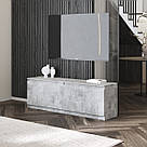 Тумба під телевізор 160 см завширшки з 4 закритими полицями для зберігання речей Меблі під телевізор у вітальню з ЛДСП, фото 3