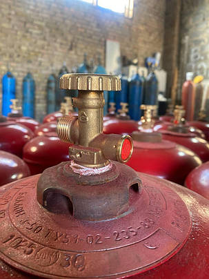 Газовий балон пропановий побутовий 50 л, Б/К, фото 2