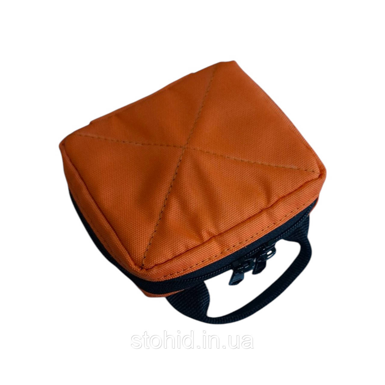Мініатюрна оранжева ампульниця на 18 комірок, військова медична тактична на 18 ампул Стохід на липучці для бойових медиків ЗСУ, фото 1