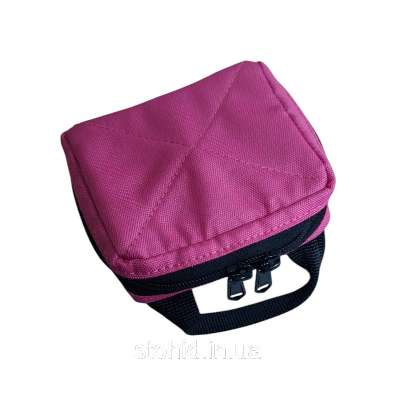 Мініатюрна рожева ампульниця на 18 комірок, військова медична тактична на 18 ампул Стохід на липучці для бойових медиків ЗСУ, фото 1