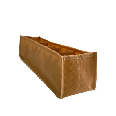 Гнучкий органайзер для дитячих речей зі спанбонду XS - 10*39*9 см (бежевий), фото 1