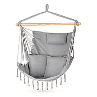 Бразильське крісло - гамак Outtec Boho XXL сірий
