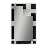 Дзеркало з декоративними накладками 1000 х 600 мм.