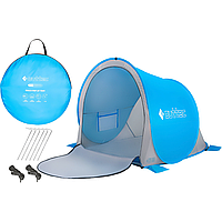 Саморозкладний намет-тент Outtec з блискавкою голубий