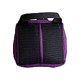 Мініатюрна фіолетова ампульниця на 18 комірок,  військова медична тактична на 18 ампул Стохід на липучці для бойових медиків ЗСУ, фото 3