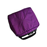 Мініатюрна фіолетова ампульниця на 18 комірок,  військова медична тактична на 18 ампул Стохід на липучці для бойових медиків ЗСУ, фото 2