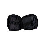 Мініатюрна фіолетова ампульниця на 18 комірок,  військова медична тактична на 18 ампул Стохід на липучці для бойових медиків ЗСУ, фото 4