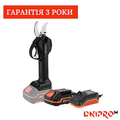 Акумуляторний секатор Dnipro-M DPS-200BC ULTRA + Батарея на 2 Ампера + Зарядка