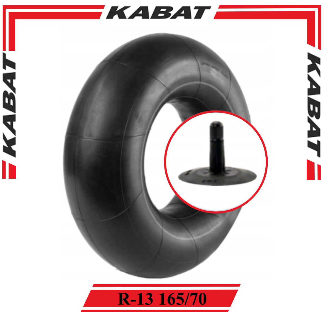 Автомобільна камера шини R-13 165/70 (Kabat), фото 1
