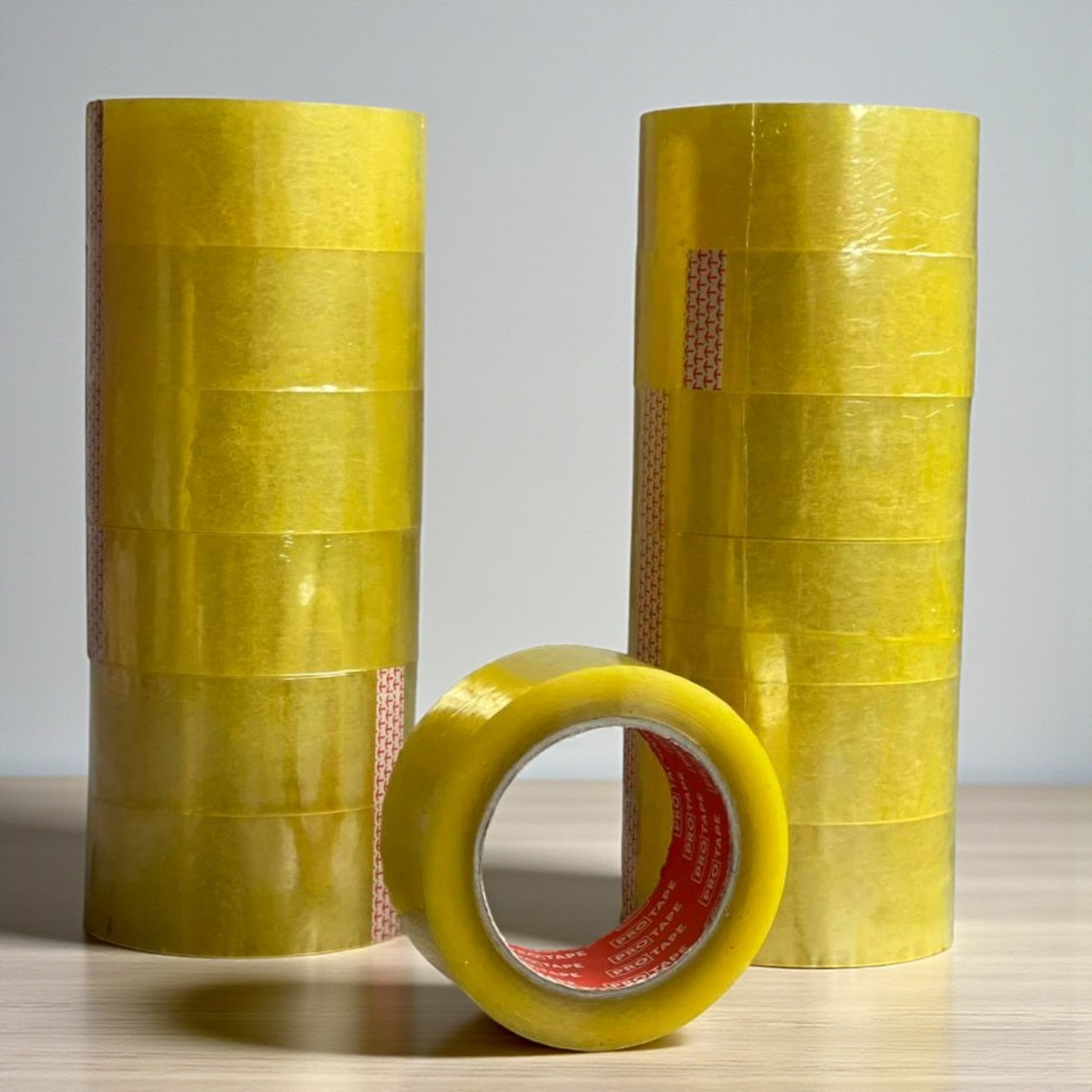 Скотч пакувальний 100 метрів, клейка стрічка пакувальна прозора 45мм, фото 1