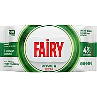 Вологі універсальні серветки для прибирання Fairy Power Wipes 100 шт.