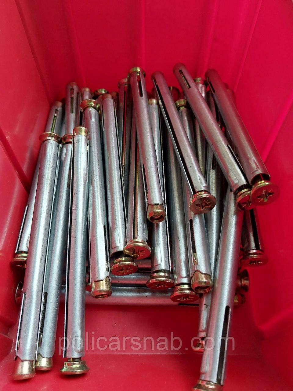 Анкер рамний потаємний 10х112 мм для вікон та дверей анкер під викрутку металевий оцинкований, фото 1