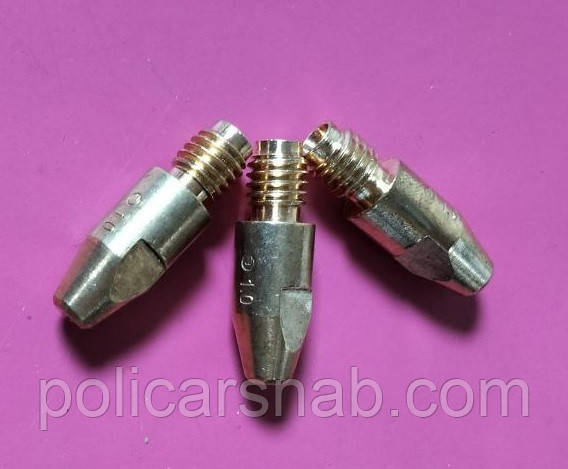 Накінечник оміднений М8 D1.0/10/30 мм для пальника MIG/MAG Abicor Binzel, фото 1