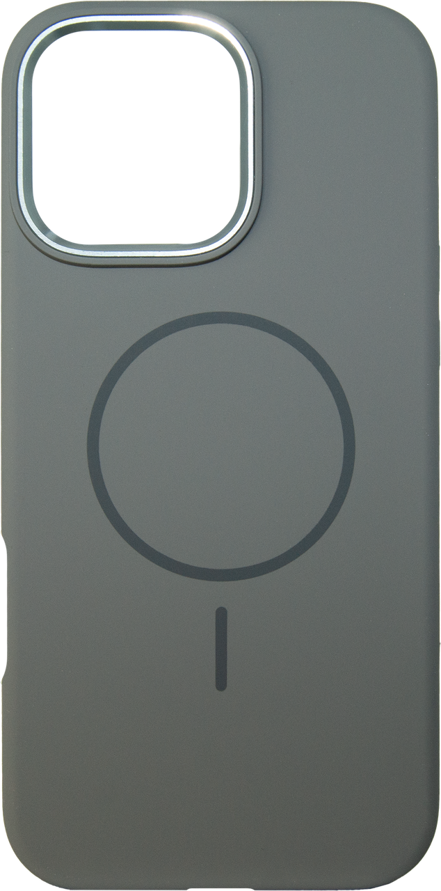 Накладка iPhone 16 Pro Max Liquid Silicone Case Metal Camera