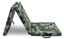 Мат гімнастичний Hop-Sport HS-065FM 5см твердий хакі