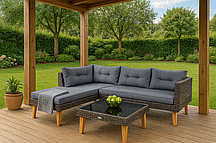 Комплект меблів для саду Di Volio Imola темно-сірий