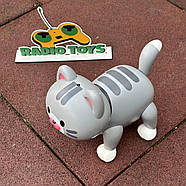 Кошеня на радіокеруванні “Пушинка” сіра | Котик на пульті керування | Кіт-робот на радіоуправлінні, фото 3