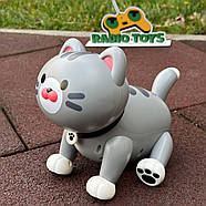 Кошеня на радіокеруванні “Пушинка” сіра | Котик на пульті керування | Кіт-робот на радіоуправлінні, фото 5