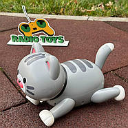 Кошеня на радіокеруванні “Пушинка” сіра | Котик на пульті керування | Кіт-робот на радіоуправлінні, фото 7