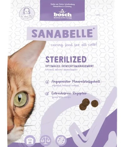 Bosch Sanabelle Sterilized 300г корм для стерилізованих кішок