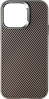 Накладка iPhone 14 Pro Max gray Kevlar Style MagSafe