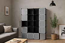 Модульна шафа Leobert Modern New з полицями для одягу