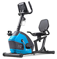 Горизонтальний велотренажер Hop-Sport HS-035L Solo синій
