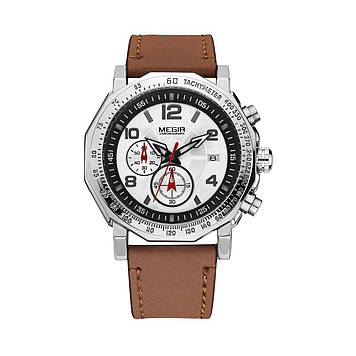 Часы Megir Silver Brown MG2048 (ML2048GBN-1N7)