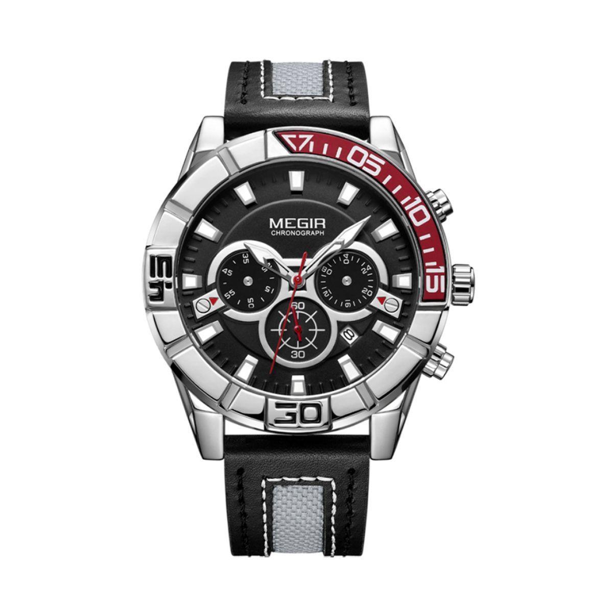 Годинники Megir Red Black MG2066 (ML2066GBK-1), фото 1