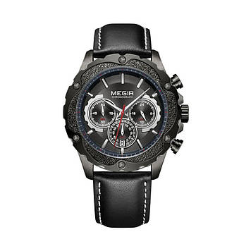 Часы Megir Black MG2070 (ML2070G-GUNBK-1)