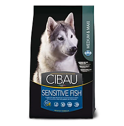 Корм для собак Farmina Cibau Sensitive Fish Medium/Maxi (для собак із чутливим травленням, риба) 12кг.