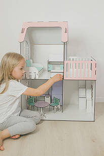 Будинок для Барбі  • Висота 83 см • Ігровий будиночок з меблями