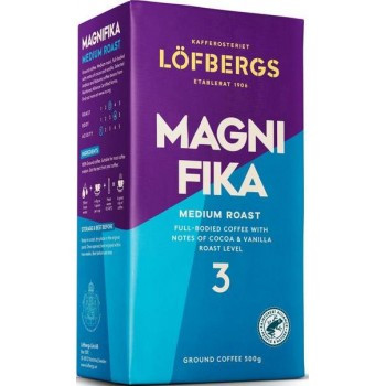 Кава мелена Lofbergs Magnifika Medium roast 500г, Швеція, фото 1