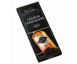 Цукерки шоколадні з лікером (віскі) Doulton Цукерки Scotch Whisky Liqueur 150г