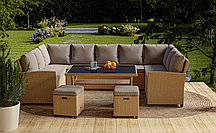 Комплект садових меблів Di Volio Livorno Бежевий/Світло-сірий