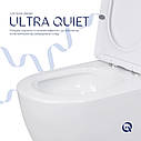 Унітаз підлоговий Qtap Jay Eco Ultra Quiet з сидінням Soft-close 640x360x835 мм QTJAY27W48749 White, фото 5