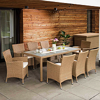 Садові меблі Di Volio VERONA 8+1 бежево-кремовий
