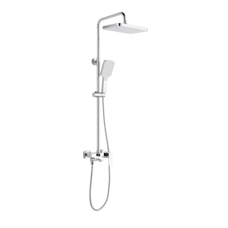 Душова система латунна універсальна Lidz Orion 1030 на три споживача (з виливом) (k35) LDORI1030CRM48092 Chrome, фото 1