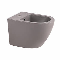 Біде підвісне Qtap Robin 515x370x350 мм, Stone grey QT13551381GSG