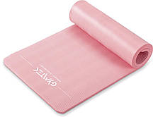 Килимок (мат) для йоги та фітнесу Gymtek NBR 1см рожевий