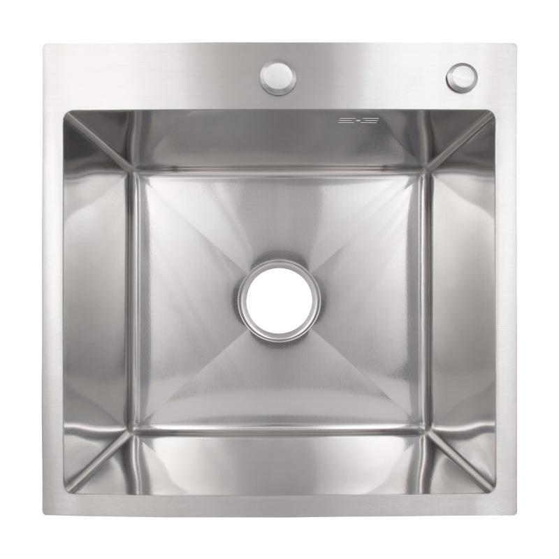 Lidz Handmade H5050H Мийка для кухні інтегрована Decor Honeycomb 2,5/0,5 мм LDH5050DEC48365, фото 1